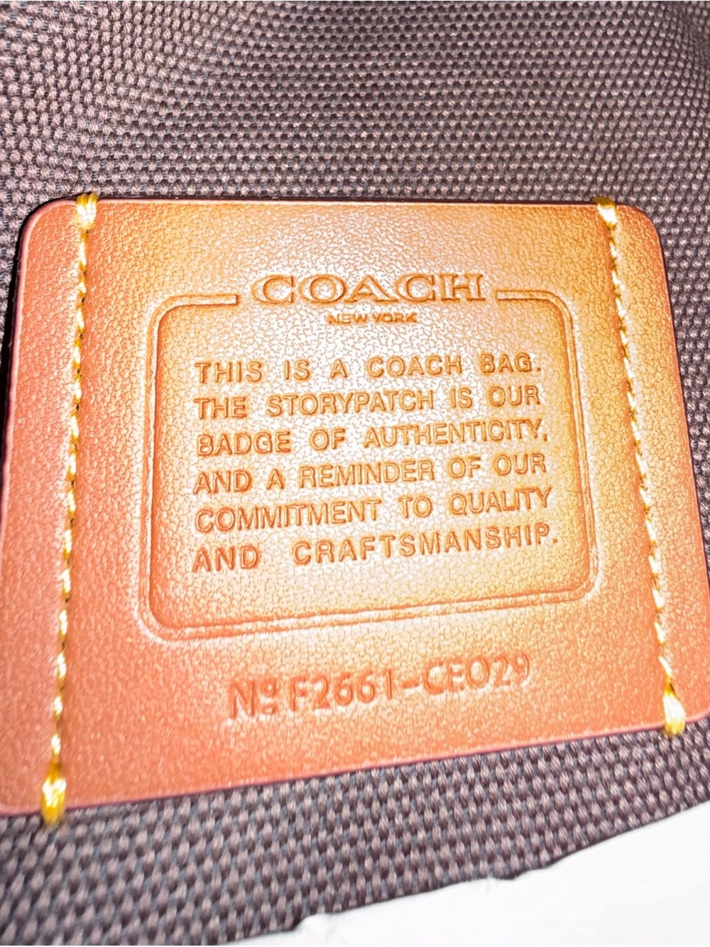 Coach Compass 25 Leather Mini Duffel Satchel - Loved Leather - Burnt Sienna - Picture 7 of 7